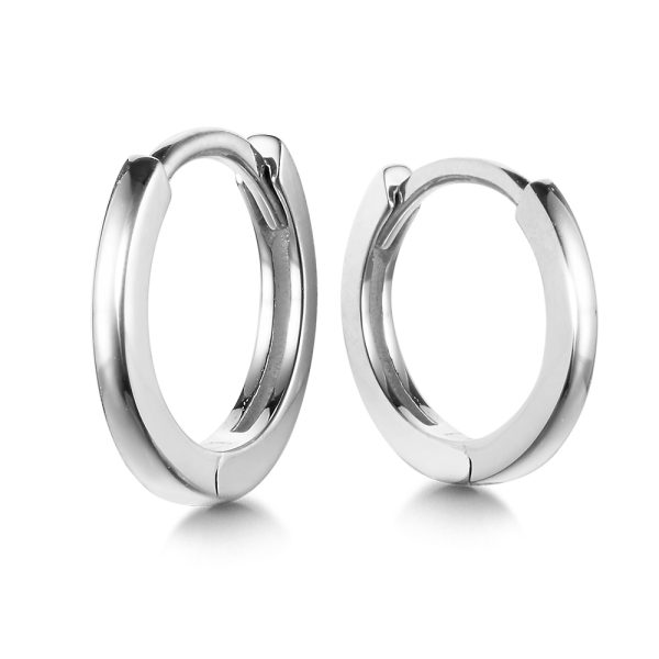 Round Huggie Hoop Earrings