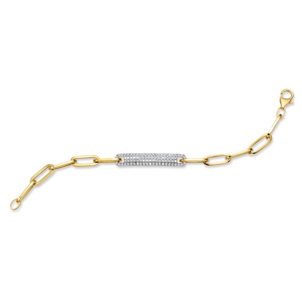 Pave Diamond Link-n-Love Bracelet