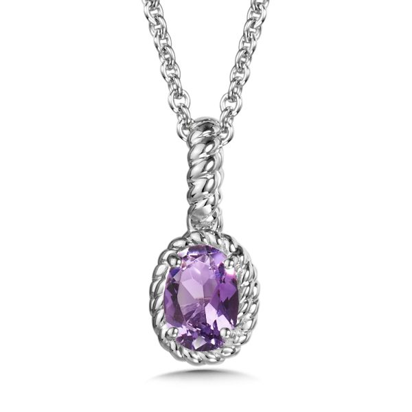 Sterling Silver Amethyst Pendant