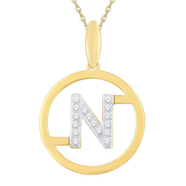 You - An Initials Collection Diamond Pendant (N)