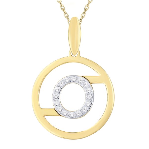 You - An Initials Collection Diamond Pendant (O)