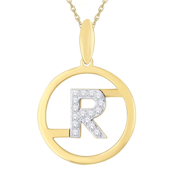 You - An Initials Collection Diamond Pendant (R)