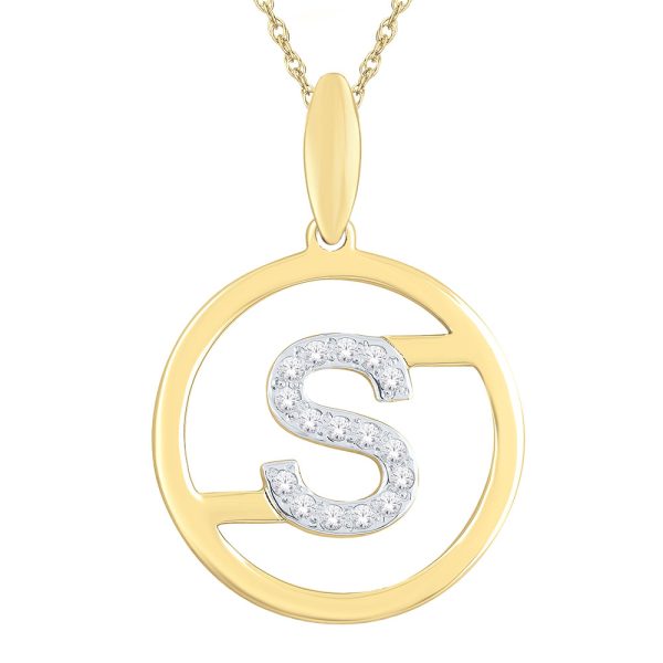 You - An Initials Collection Diamond Pendant (S)