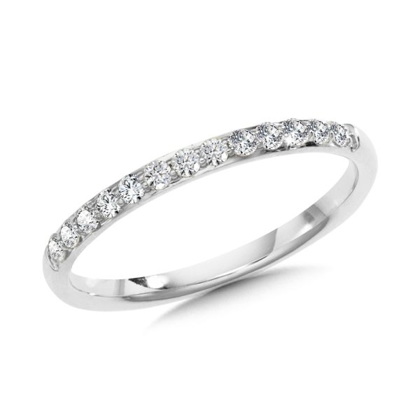 13-Stone Prong-Set Diamond Wedding Band (1/4 ctw)