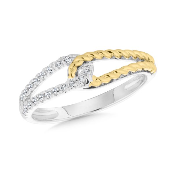 14KT WG/YG DIAMOND RING